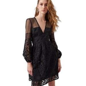 French Connection Bilan Long Sleeve Dress